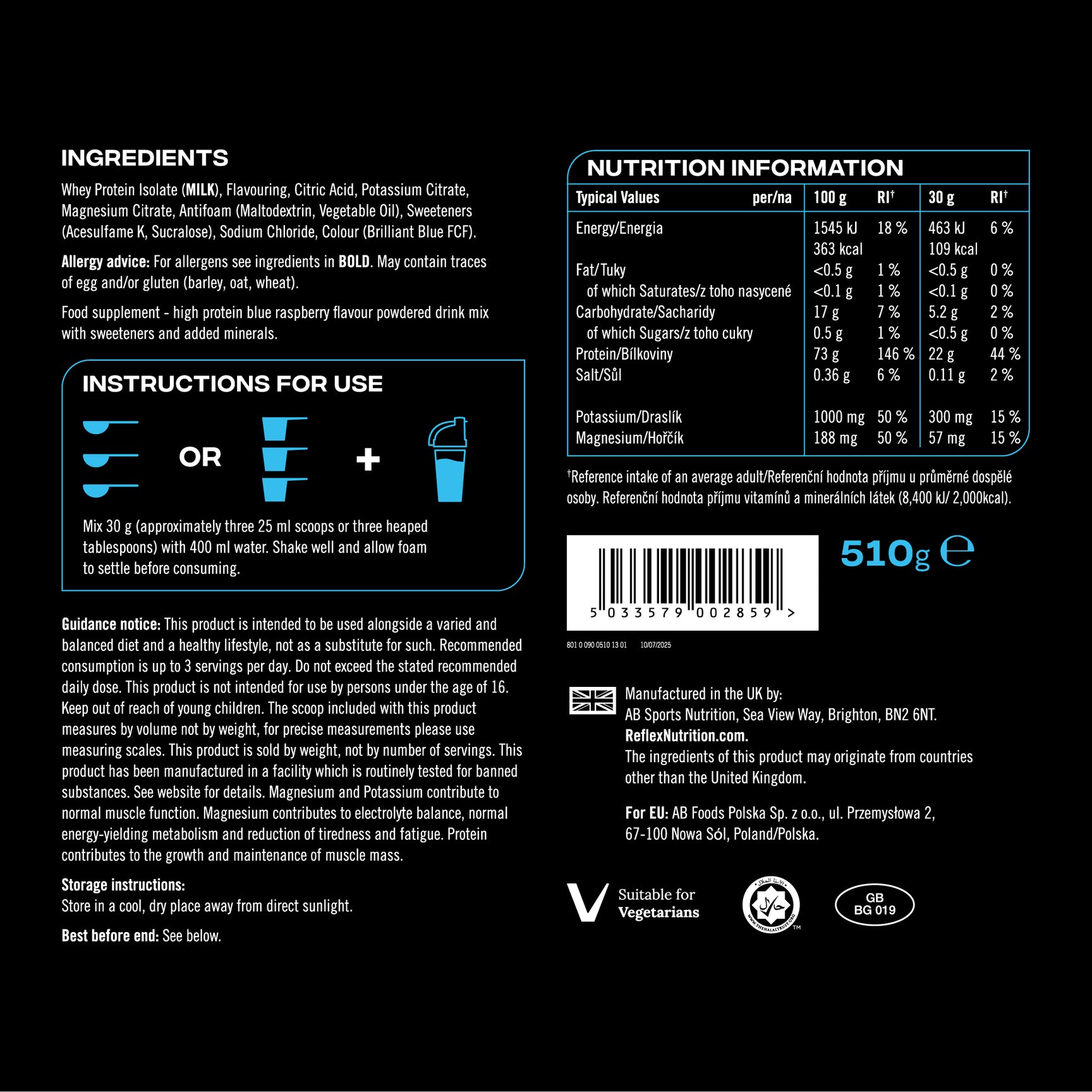 NEW Clear Whey Isolate