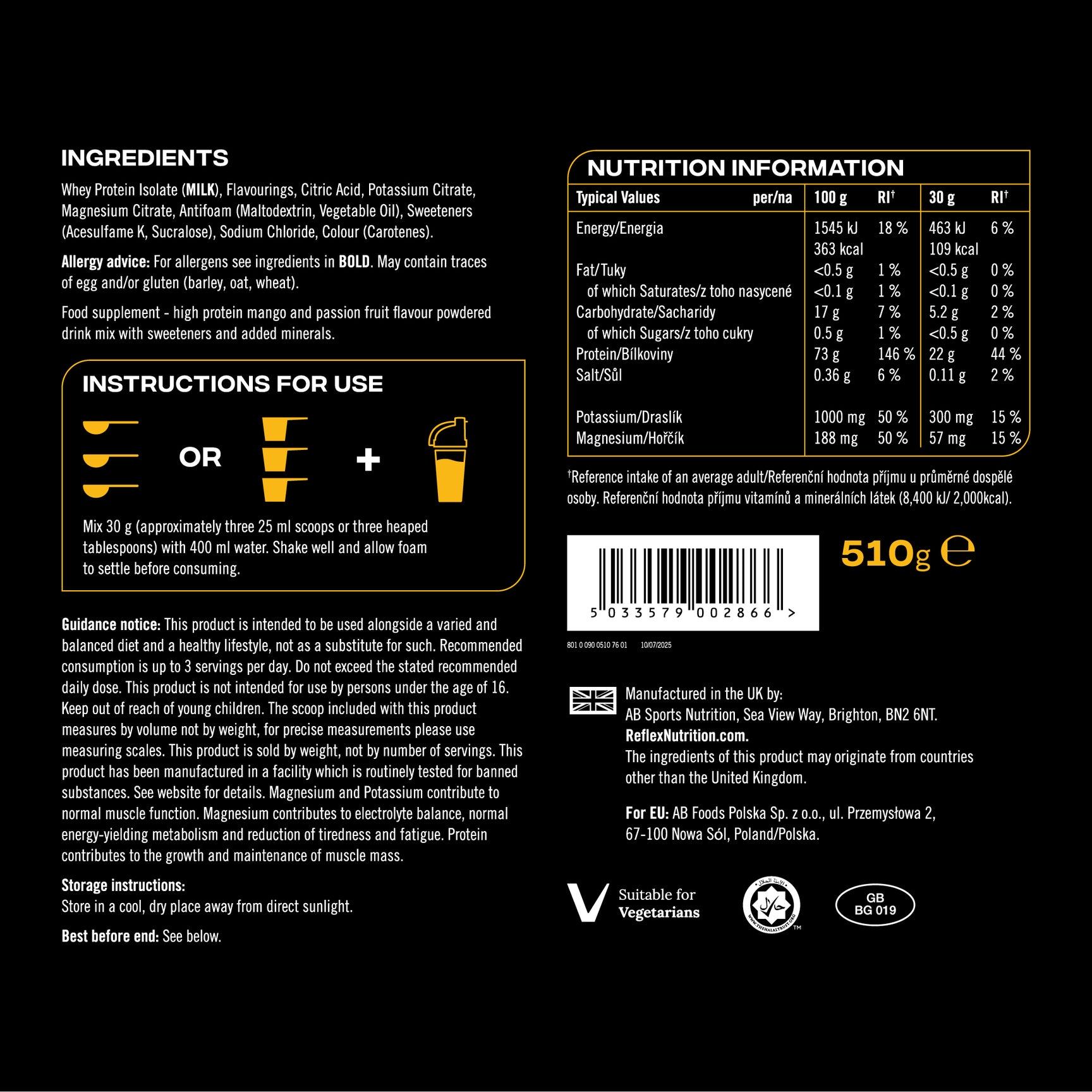 NEW Clear Whey Isolate