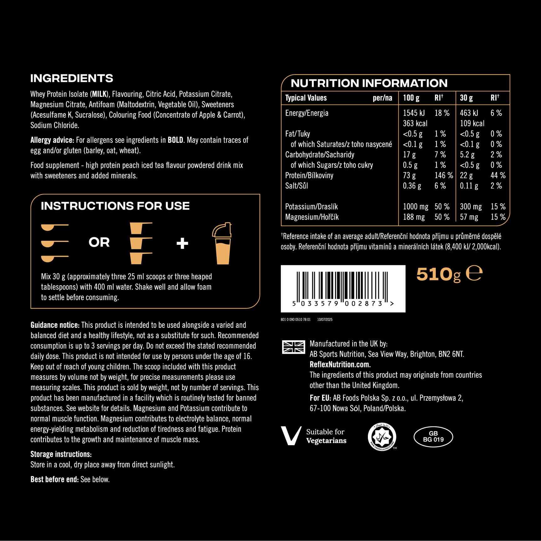 NEW Clear Whey Isolate