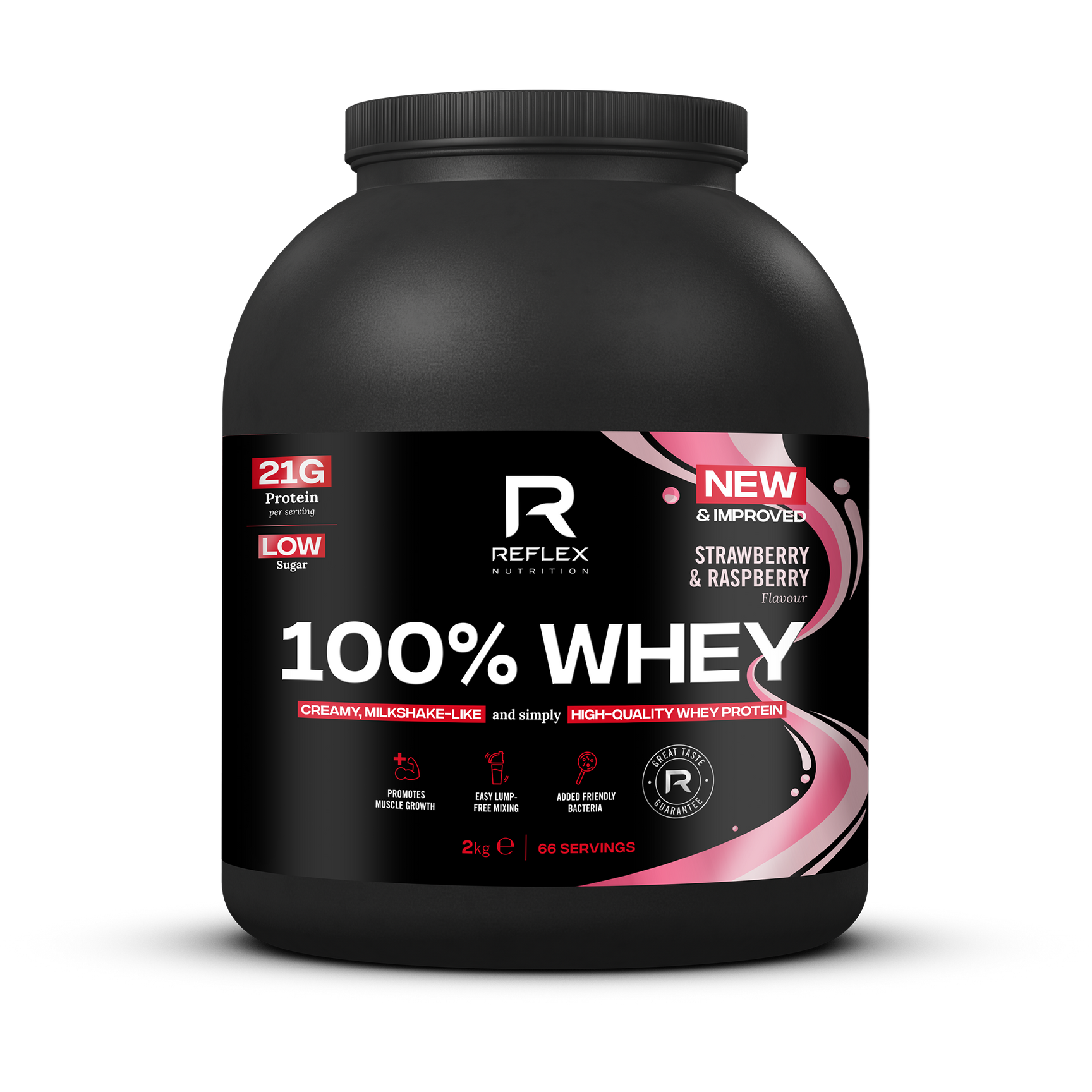 Whey Raspberry 100% Whey – Reflex Nutrition