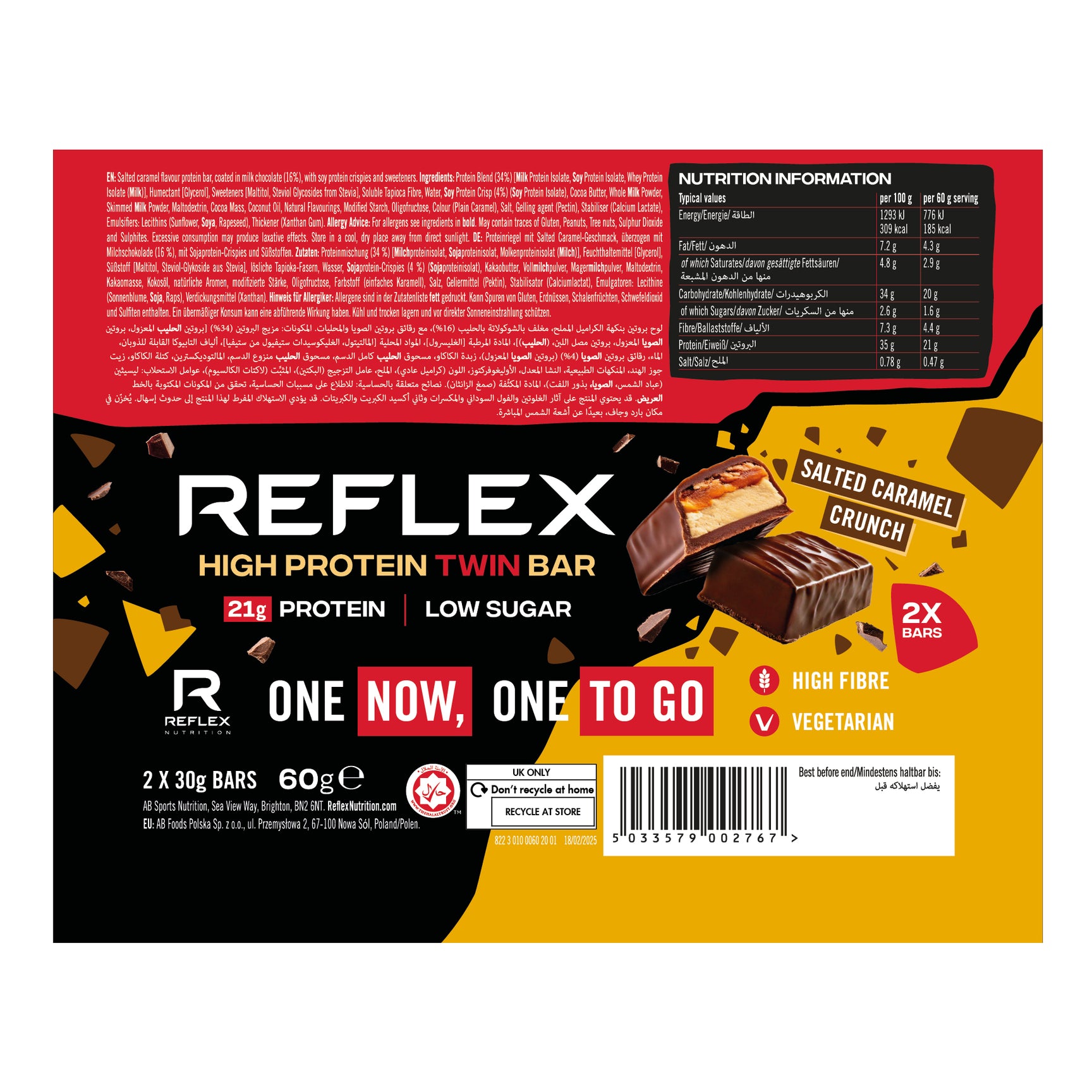 High Protein Twin Bar 12 Pack